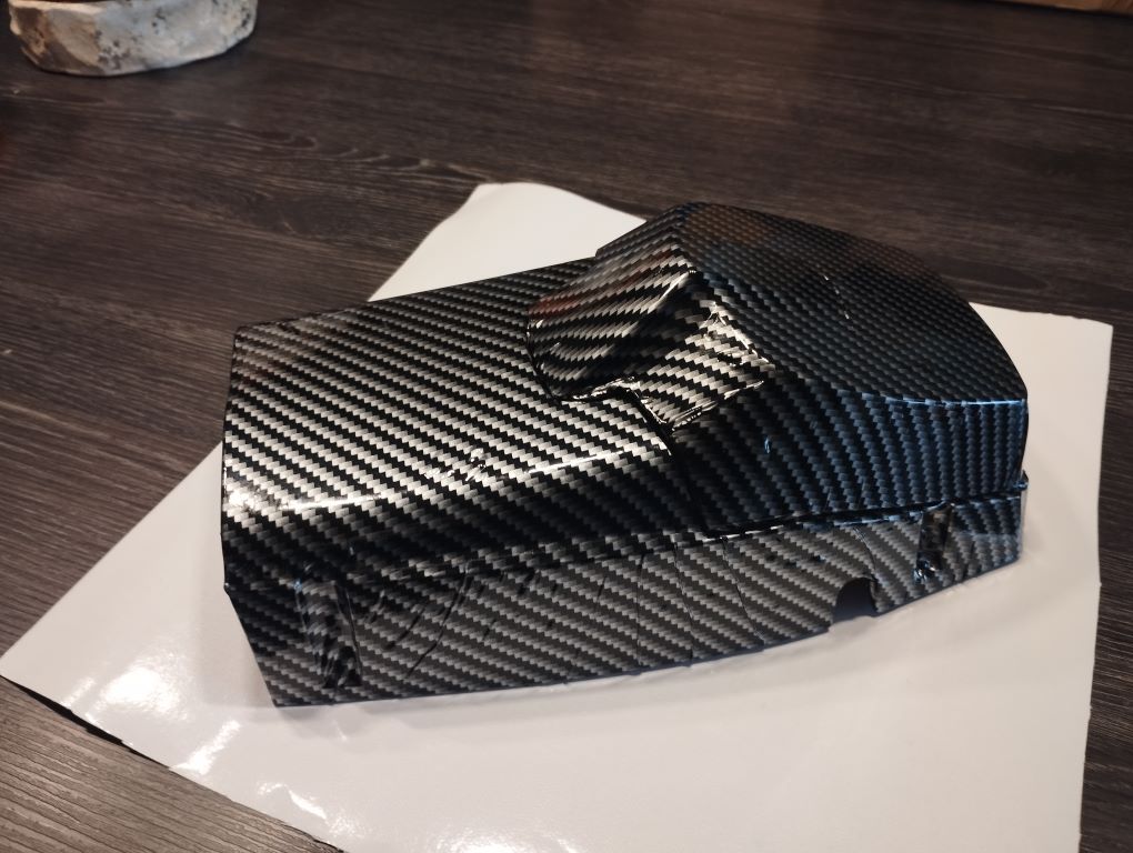 chinesische Kettensaege 52cc 5200 tuning porting Carbonlook 2d folieren