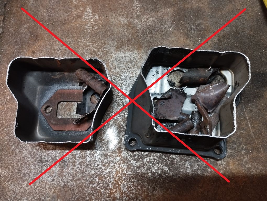 chinesische Kettensaege 52cc 5200 tuning porting Muffler Mod