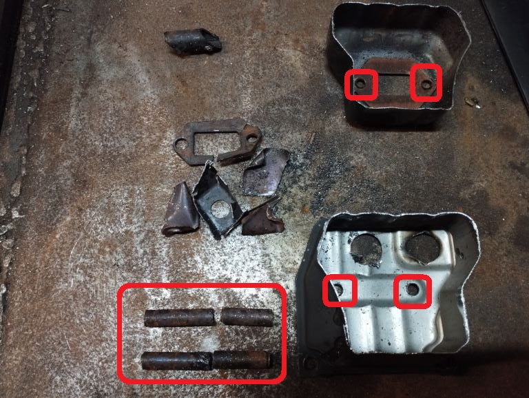 chinesische Kettensaege 52cc 5200 tuning porting Muffler Mod