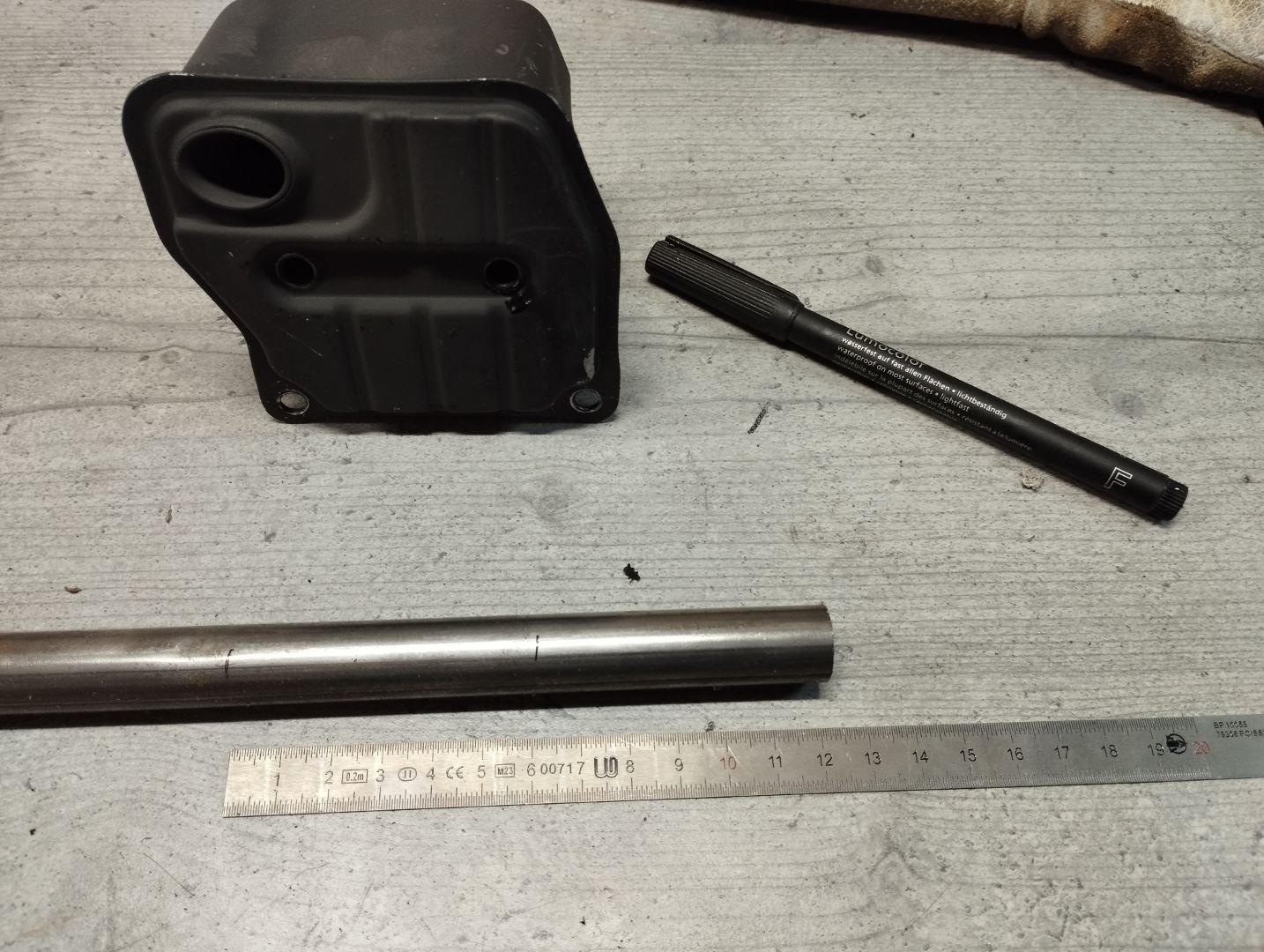 chinesische Kettensaege 52cc 5200 tuning porting Muffler Mod