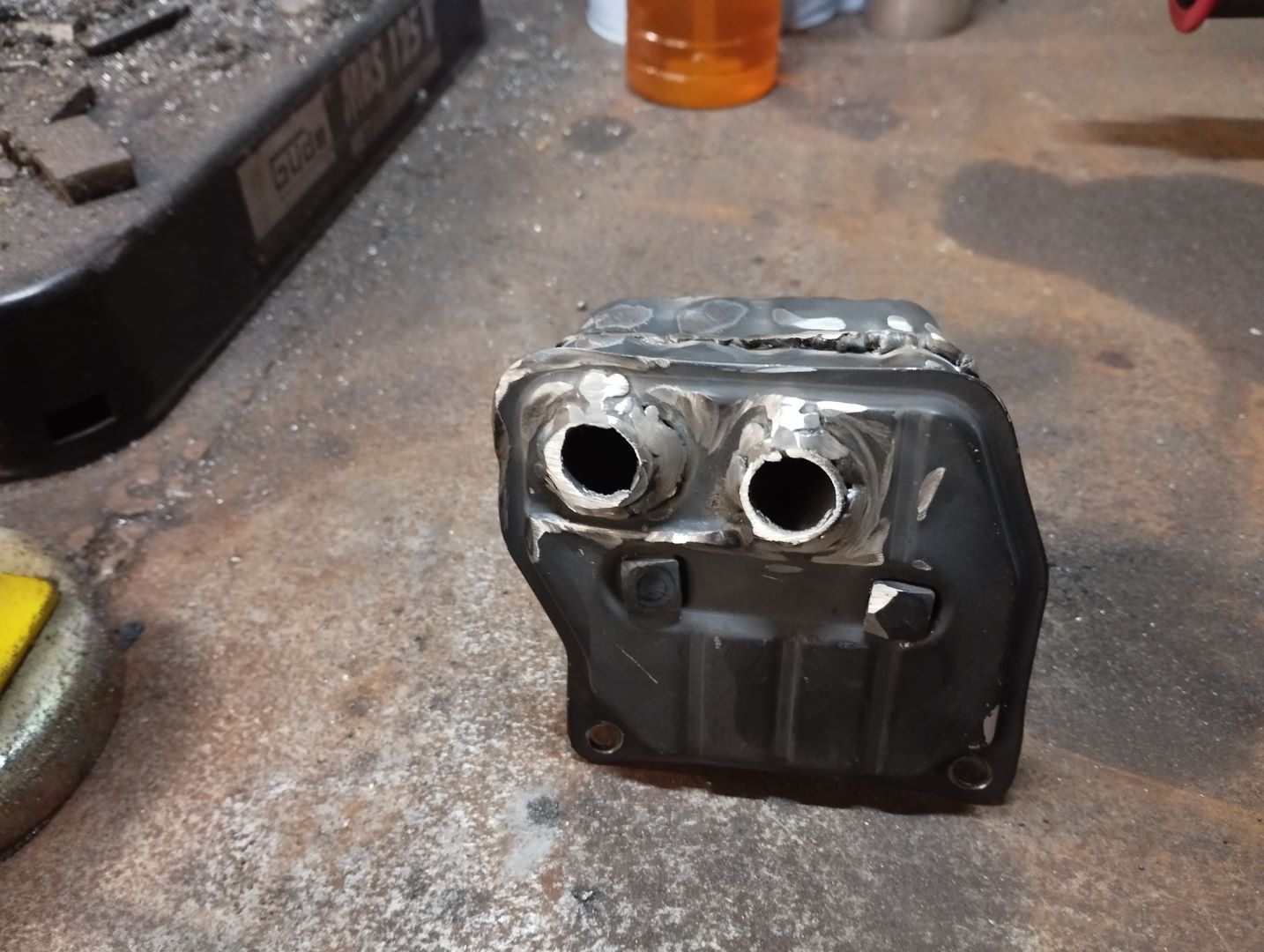 chinesische Kettensaege 52cc 5200 tuning porting Muffler Mod