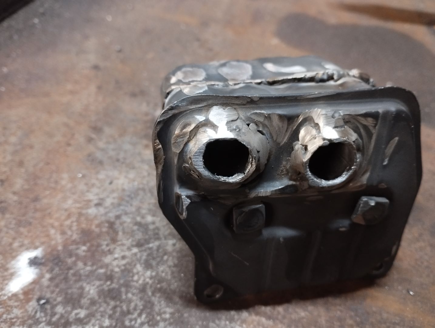 chinesische Kettensaege 52cc 5200 tuning porting Muffler Mod