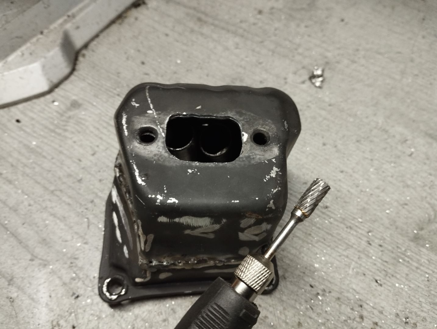 chinesische Kettensaege 52cc 5200 tuning porting Muffler Mod