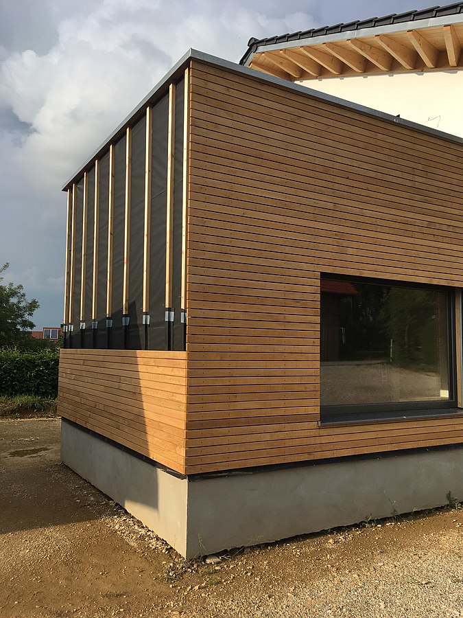 Rhombusleistenfassade