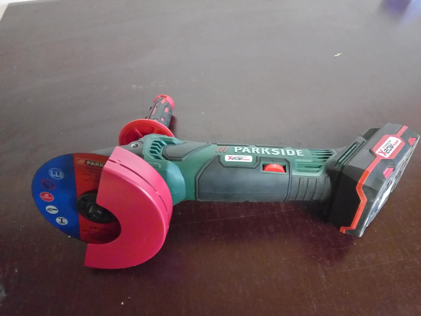 Akku Winkelschleifer Parkside PWSA B3