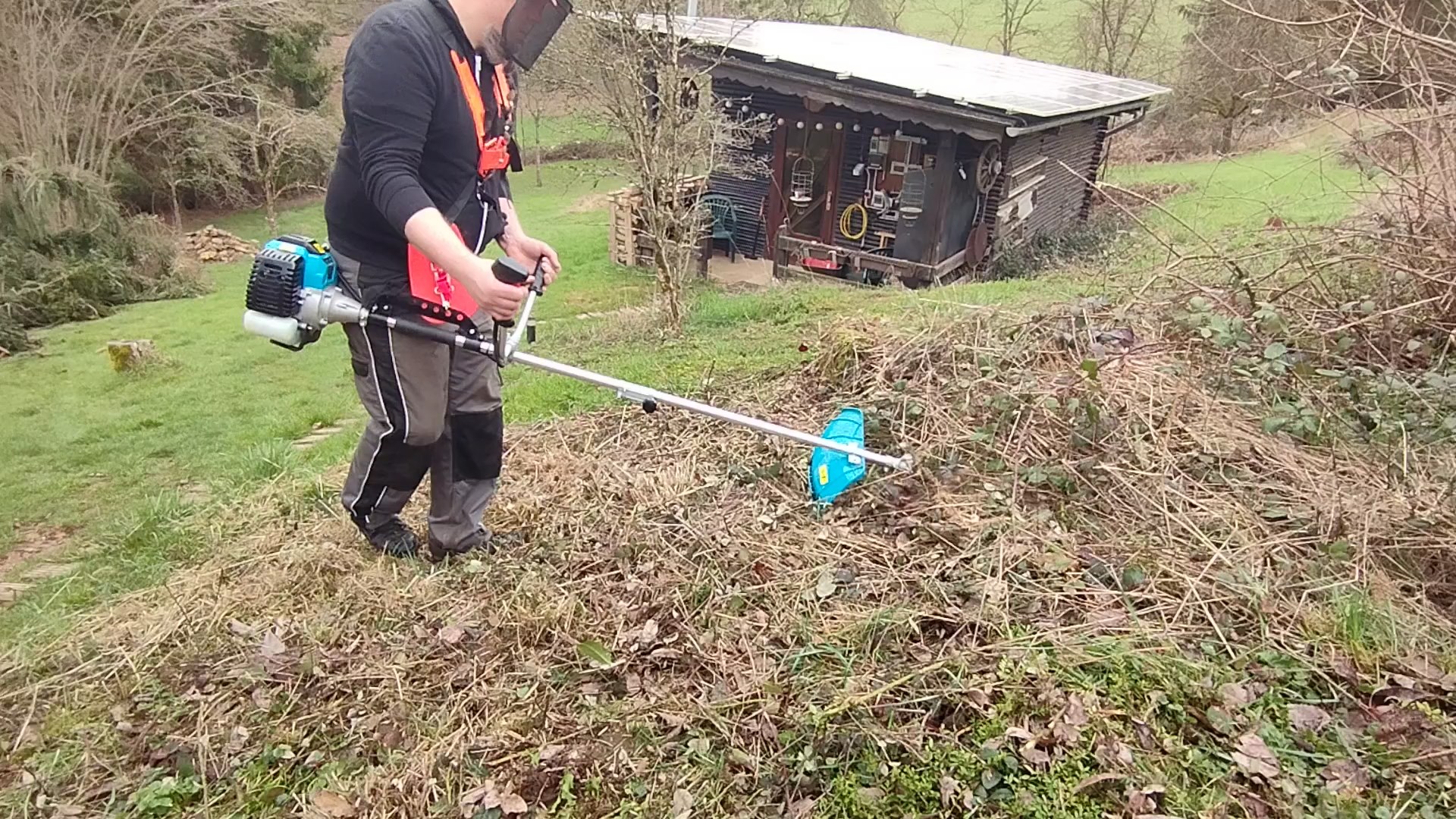 Bituxx Freischneider 2 Klingenmesser Mulchmesser Dickichtmesser