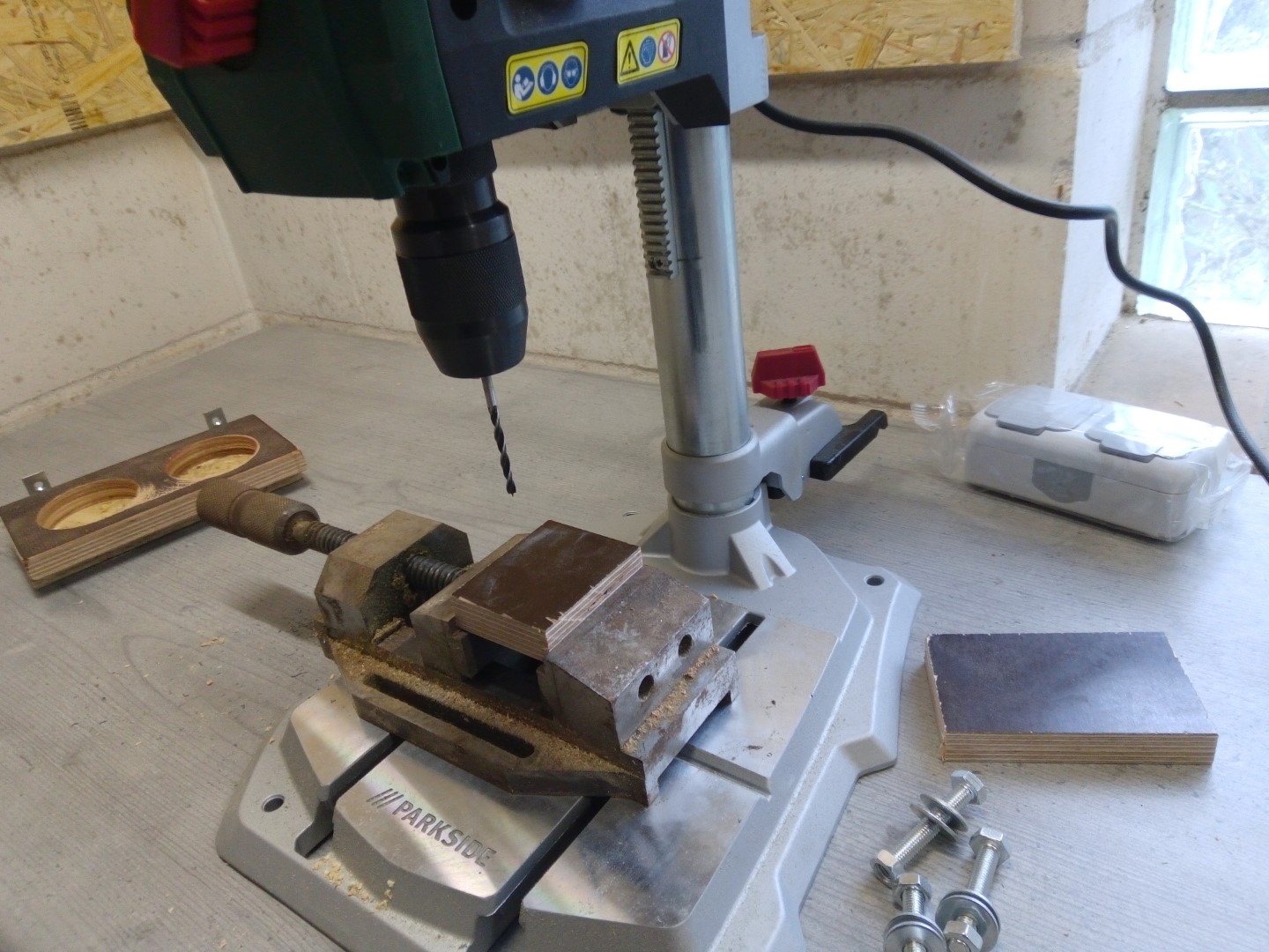 Bohrfutter Tischbohrmaschine PARKSIDE PTBM710A1 4