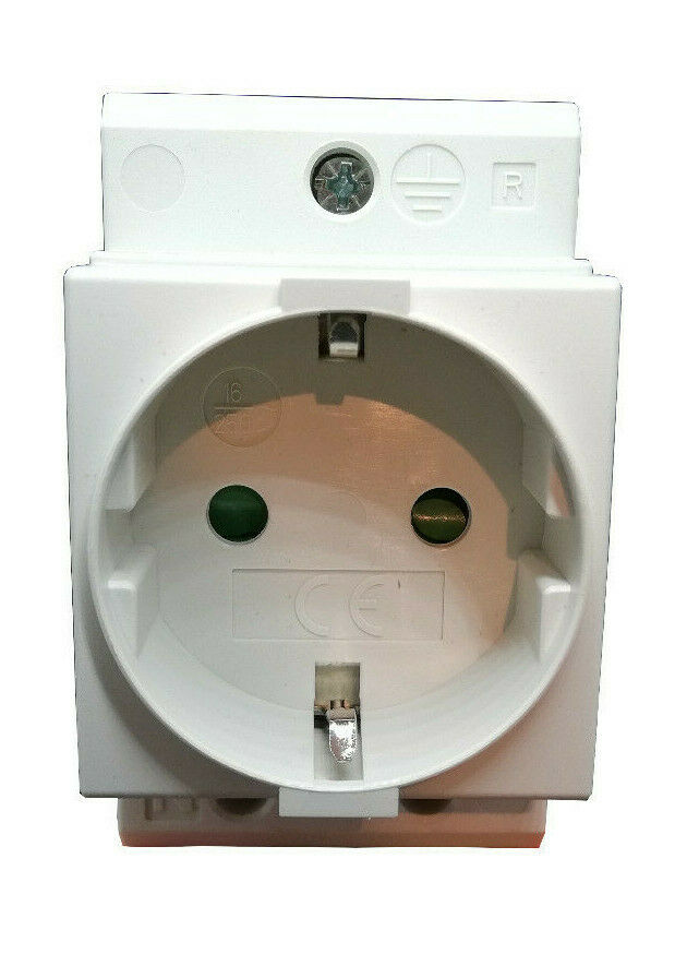 Einbausteckdose Hutschiene