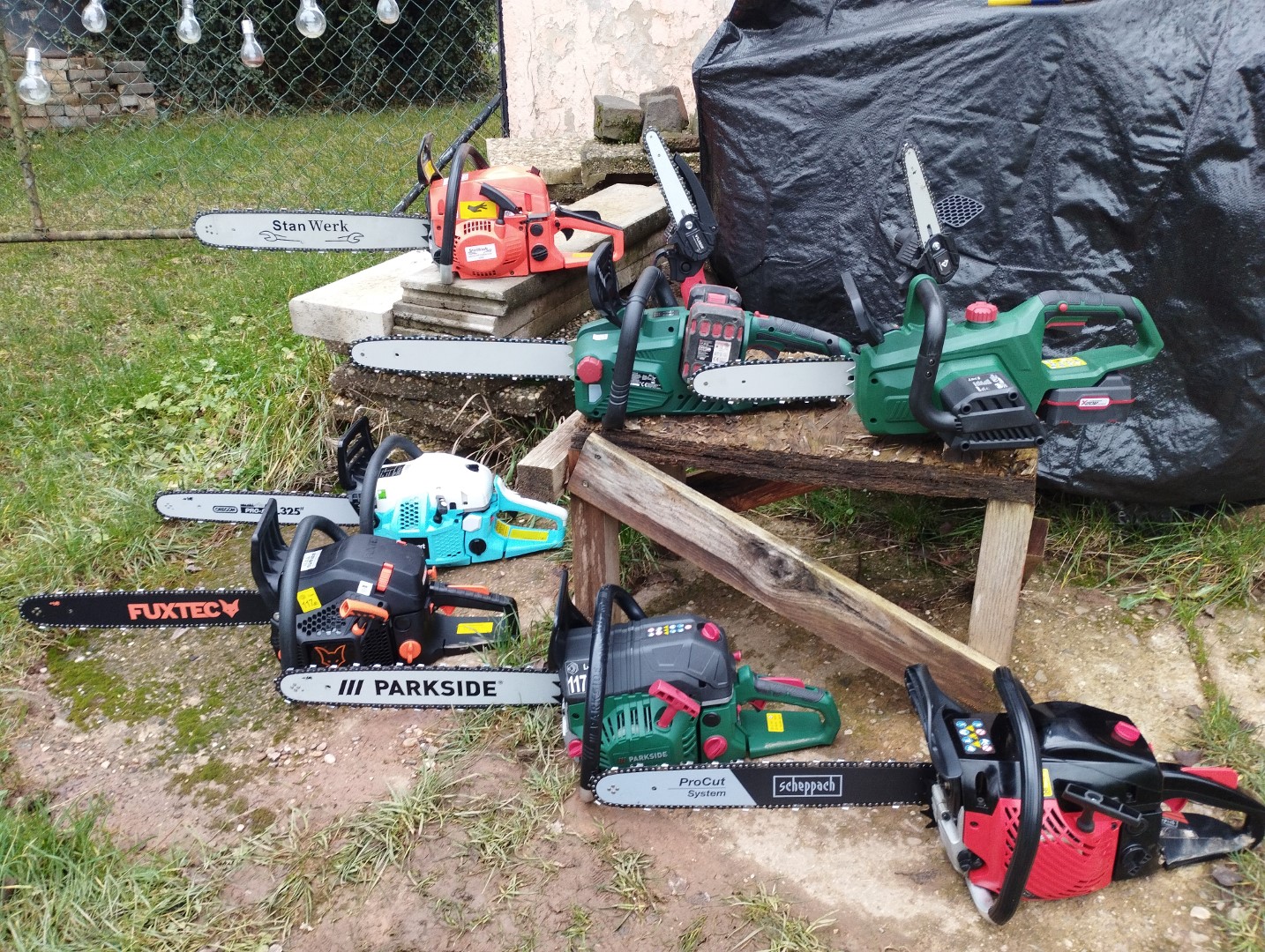 Kettensaegen Test Uebersicht