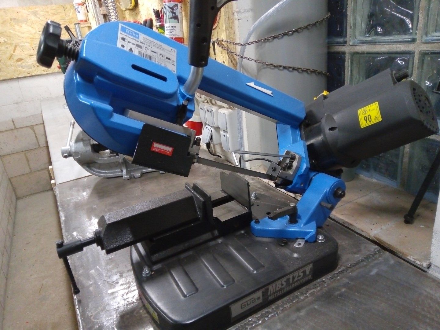 Metall Bandsaege Guede MBS 125 V 1