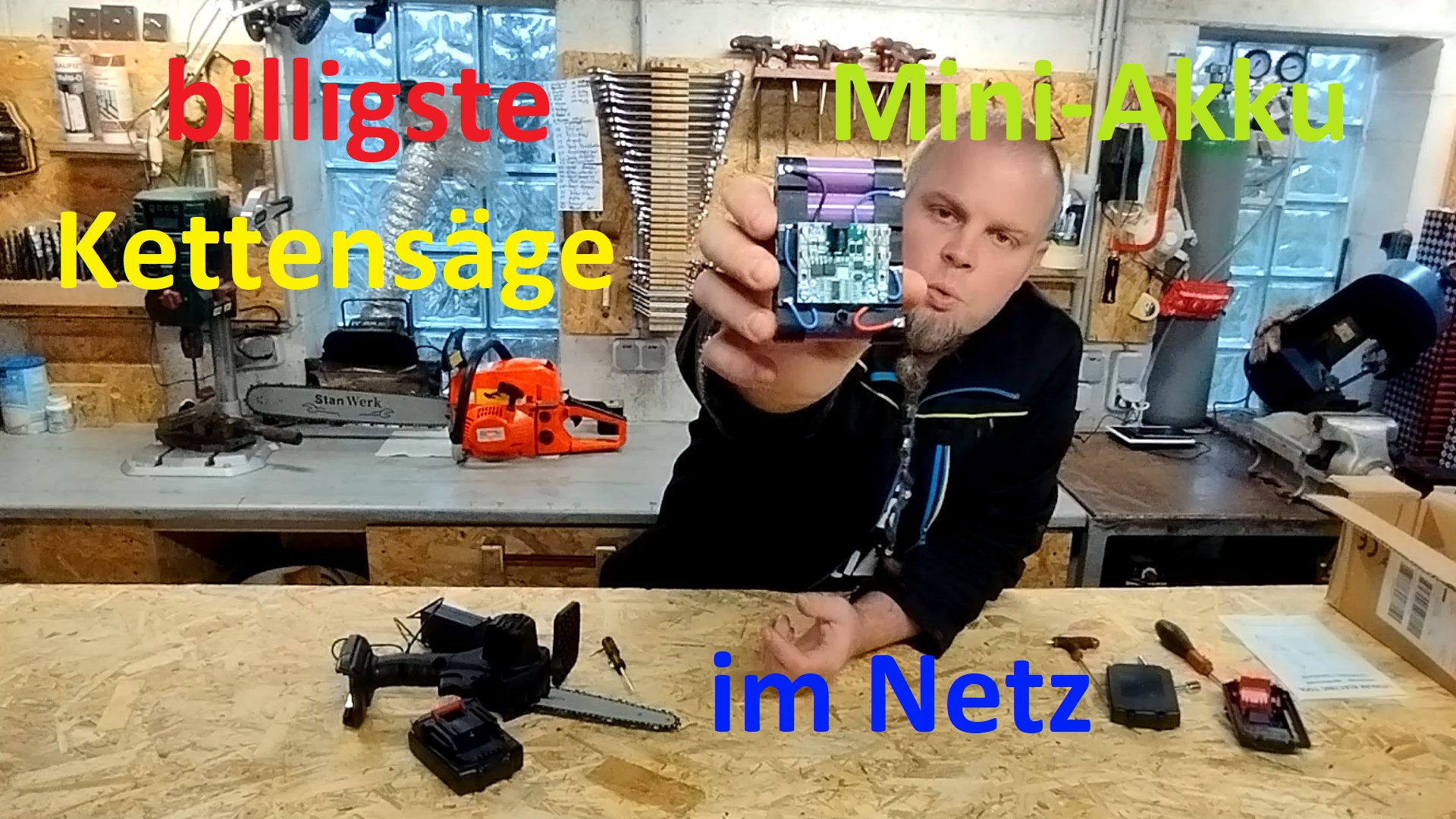 Mini Akku Kettensaege 1
