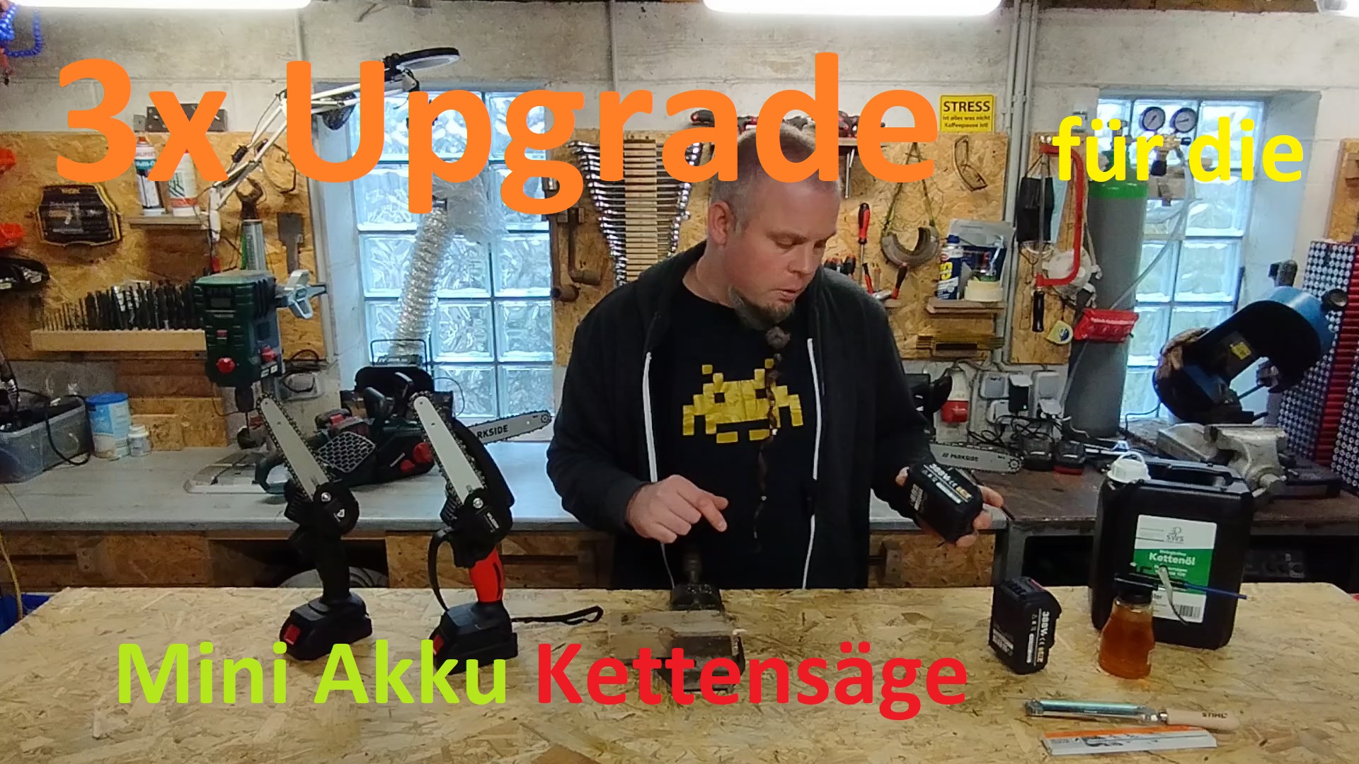 Mini Akku Kettensaege Teil 3