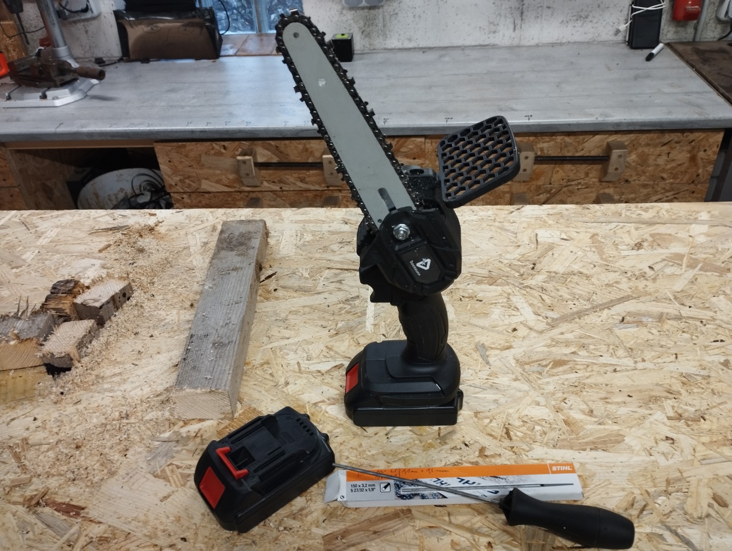 Motorsäge 6 Mini Akku Kettensäge Boersupp billigste auf eBay Amazon