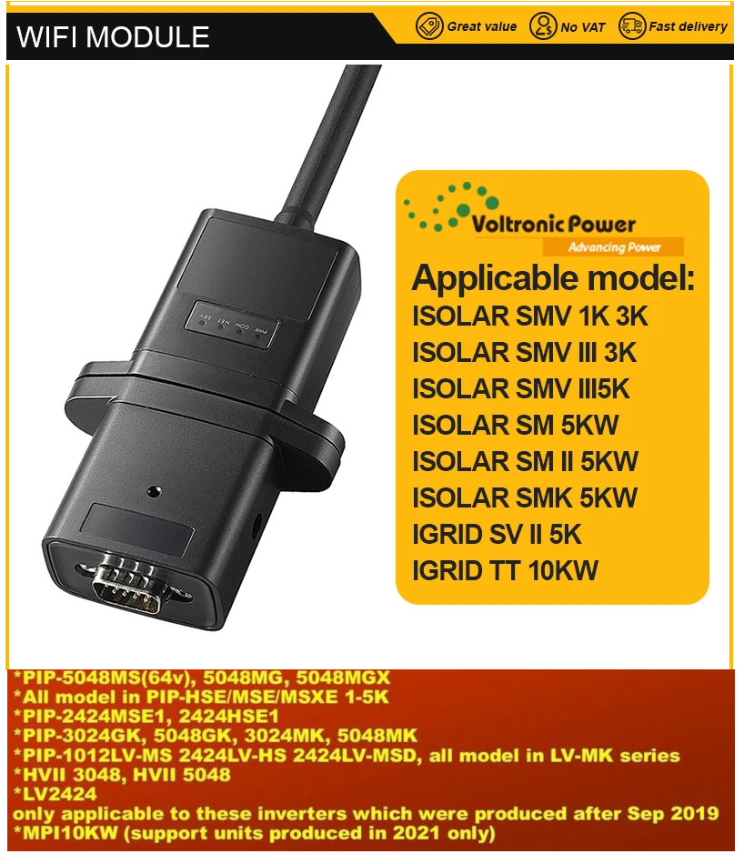 Wifi WLan Modul RS485 Hybrid Inverter Wechselrichter2