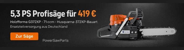 Holzfforma G372XP Profi-Kettensaege 5,3 PS