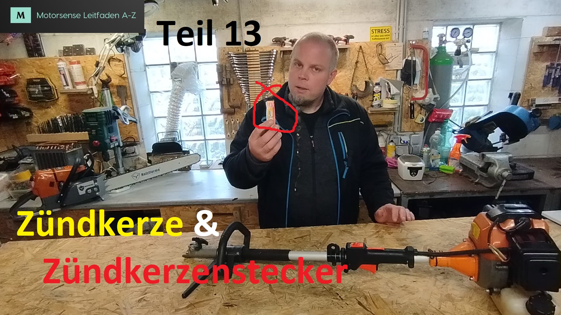 Motorsense 13 Zuendkerze Titelbild