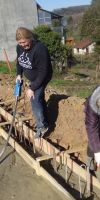 Bild von Fundament betonieren
