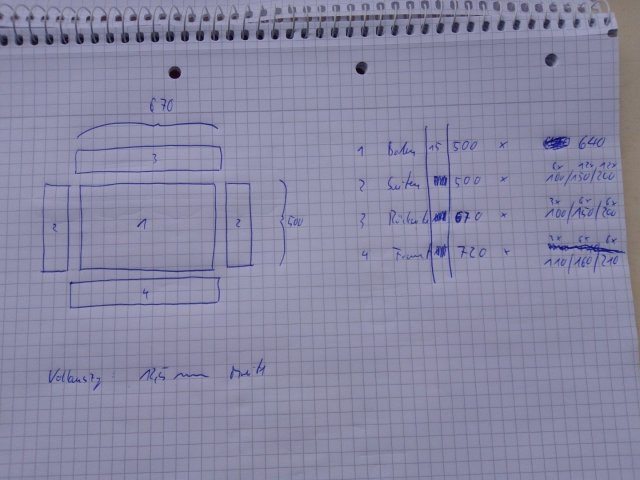 Bild von Plan Schubladen bauen