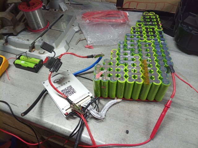 Bild von 18650 13s eBike Akku DIY Powerwall