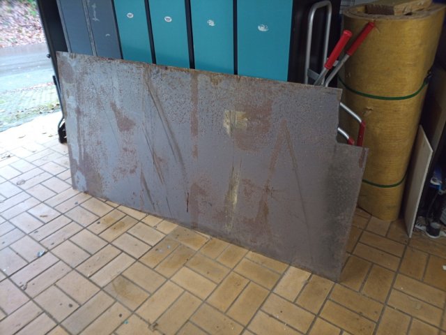 Bild von stahlblech metallplatte