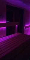 Sauna Gartenhaus LED Beleuchtung
