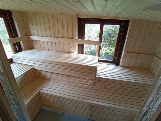 Sauna im Gartenhaus DIY Selbstbau Anleitung Tutorial Anfänger