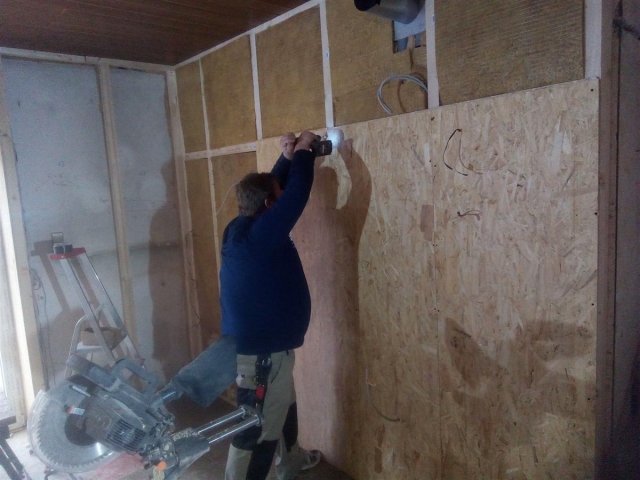 Innenraumdämmung OSB Beplankung Verkleidung