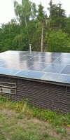 Gartenhaus Solar Photovoltaik Balkonsolar Nulleinspeisung GMI Wechselrichter PV EEG Einspeisung