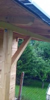 Solarmodul mit Glasschaden Glasbruch Hagelschaden Reparatur reparieren abdichten