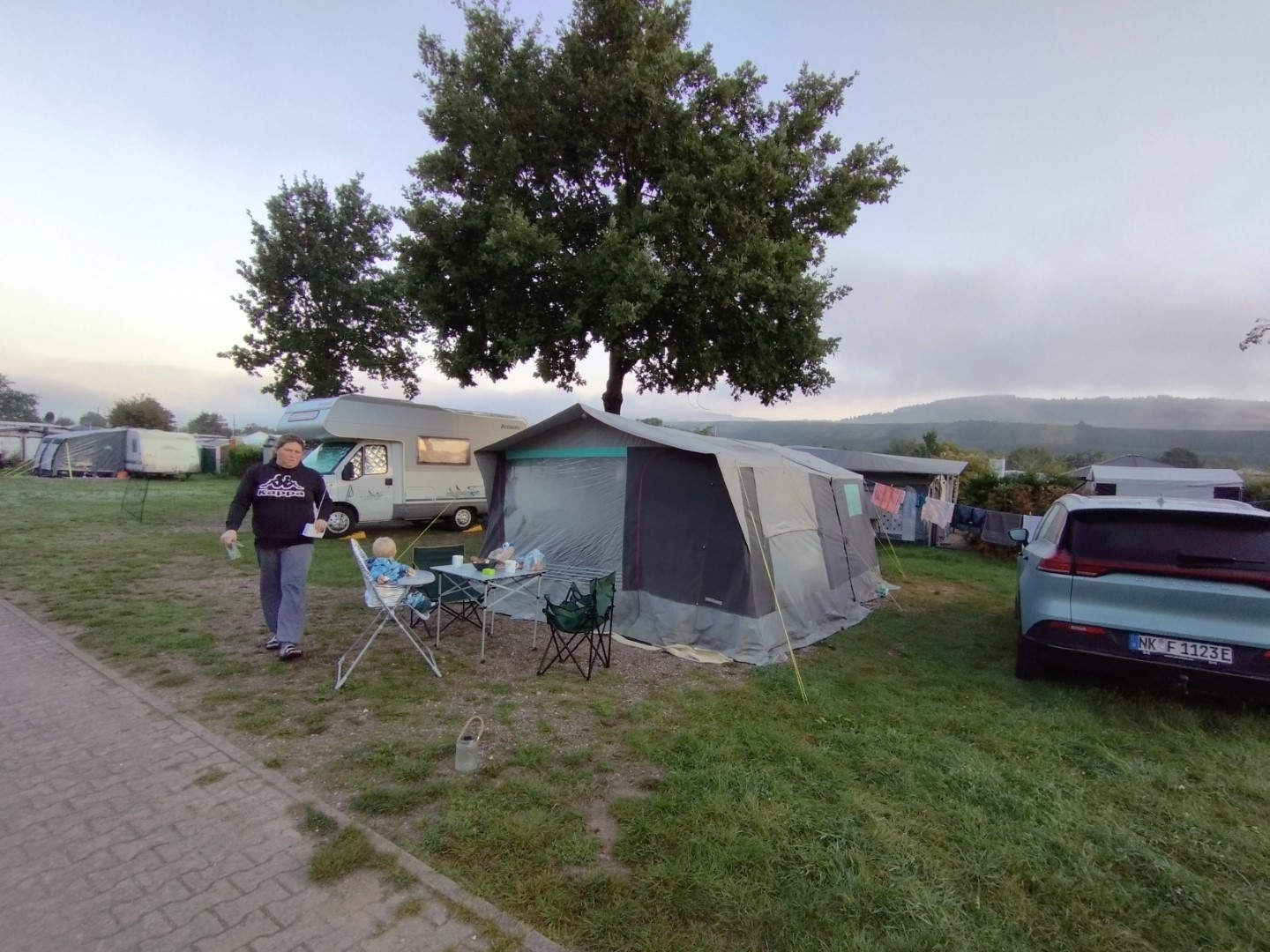 Trigano Oceane Faltcaravan Elektroauto Wohnwagen Camping Falter Wohnanhaenger