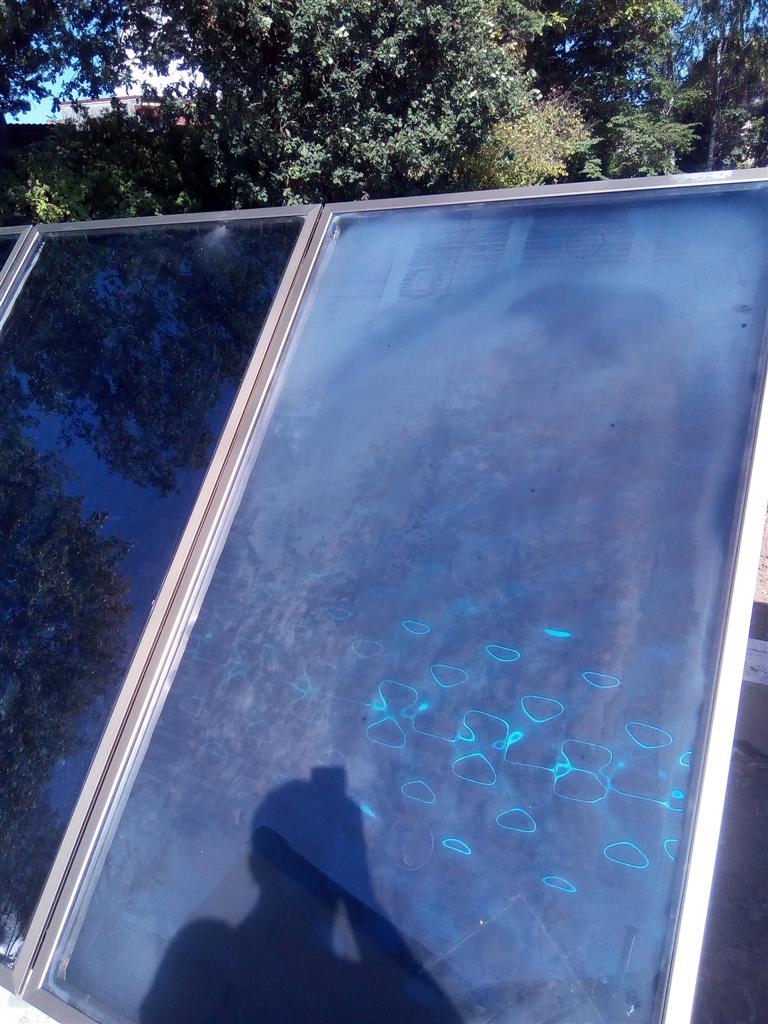 Austria Email Solarthermie Kollektor SUnlight 2500 ab Werk nass schmutzig 03