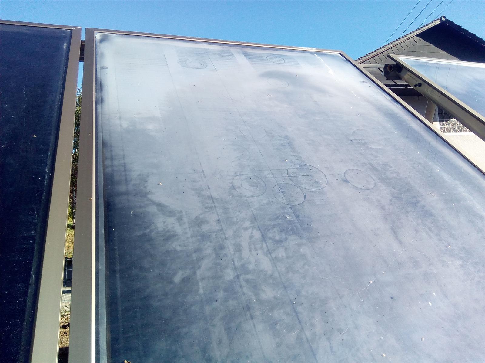 Austria Email Solarthermie Kollektor SUnlight 2500 ab Werk nass schmutzig 06